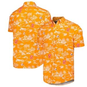 MENS 3XL REYN SPOONER TAMPA BAY BUCCANEERS THROWBACK BUTTON-UP SHIRT